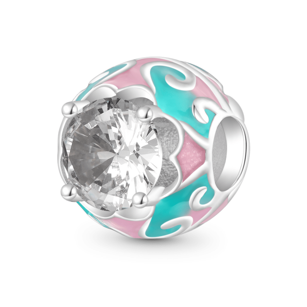 Easter Egg Birthstone Charm image number 0