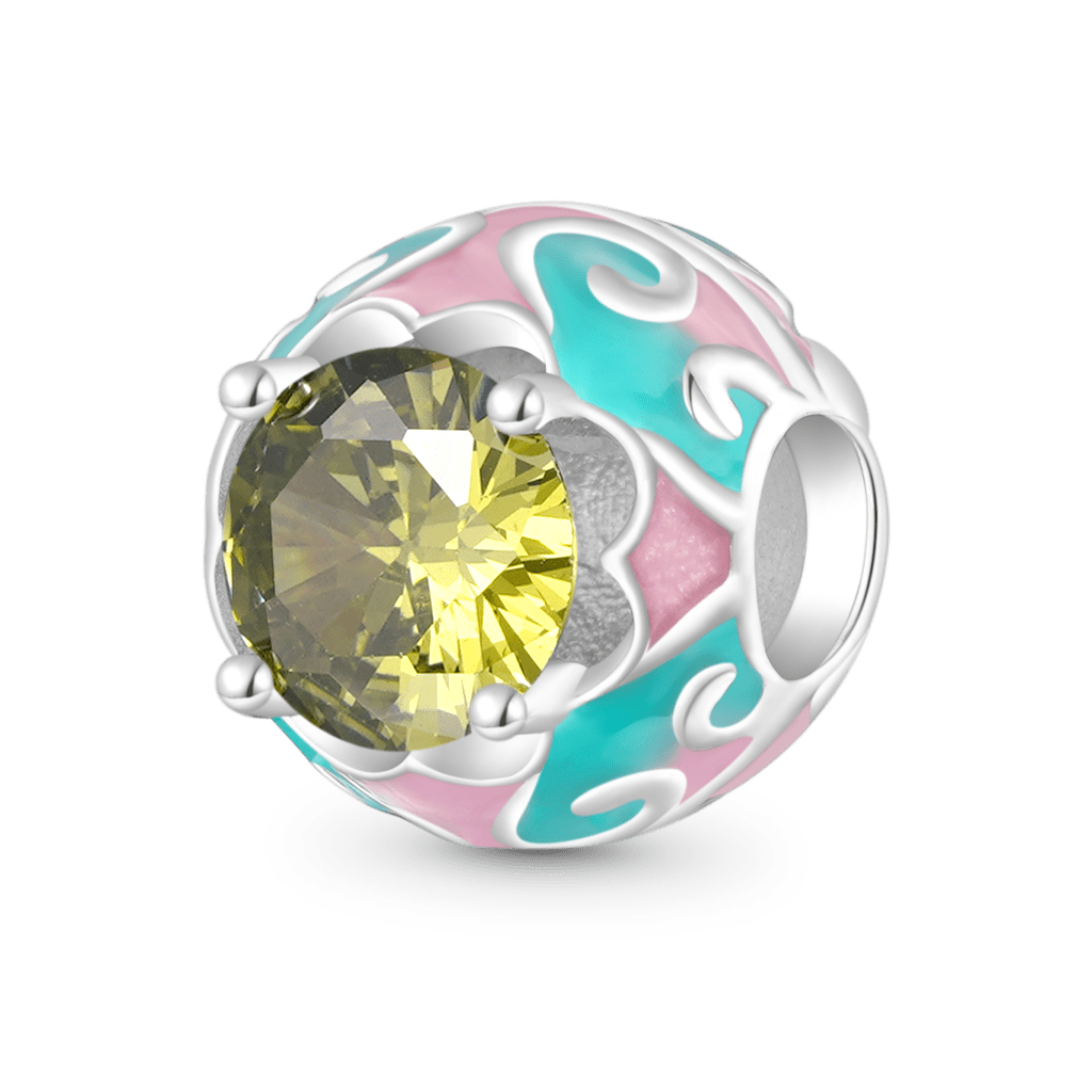 Easter Egg Birthstone Charm image number 0