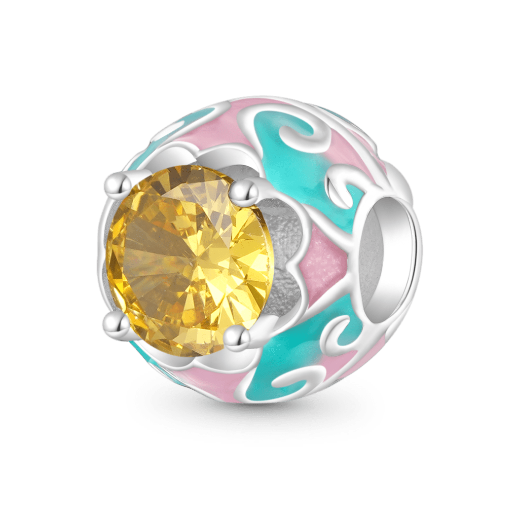 Easter Egg Birthstone Charm image number 0