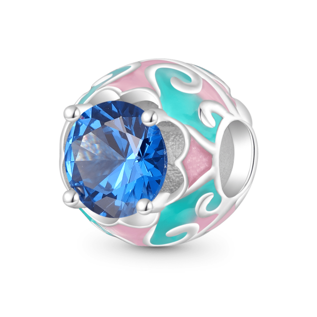 Easter Egg Birthstone Charm image number 0