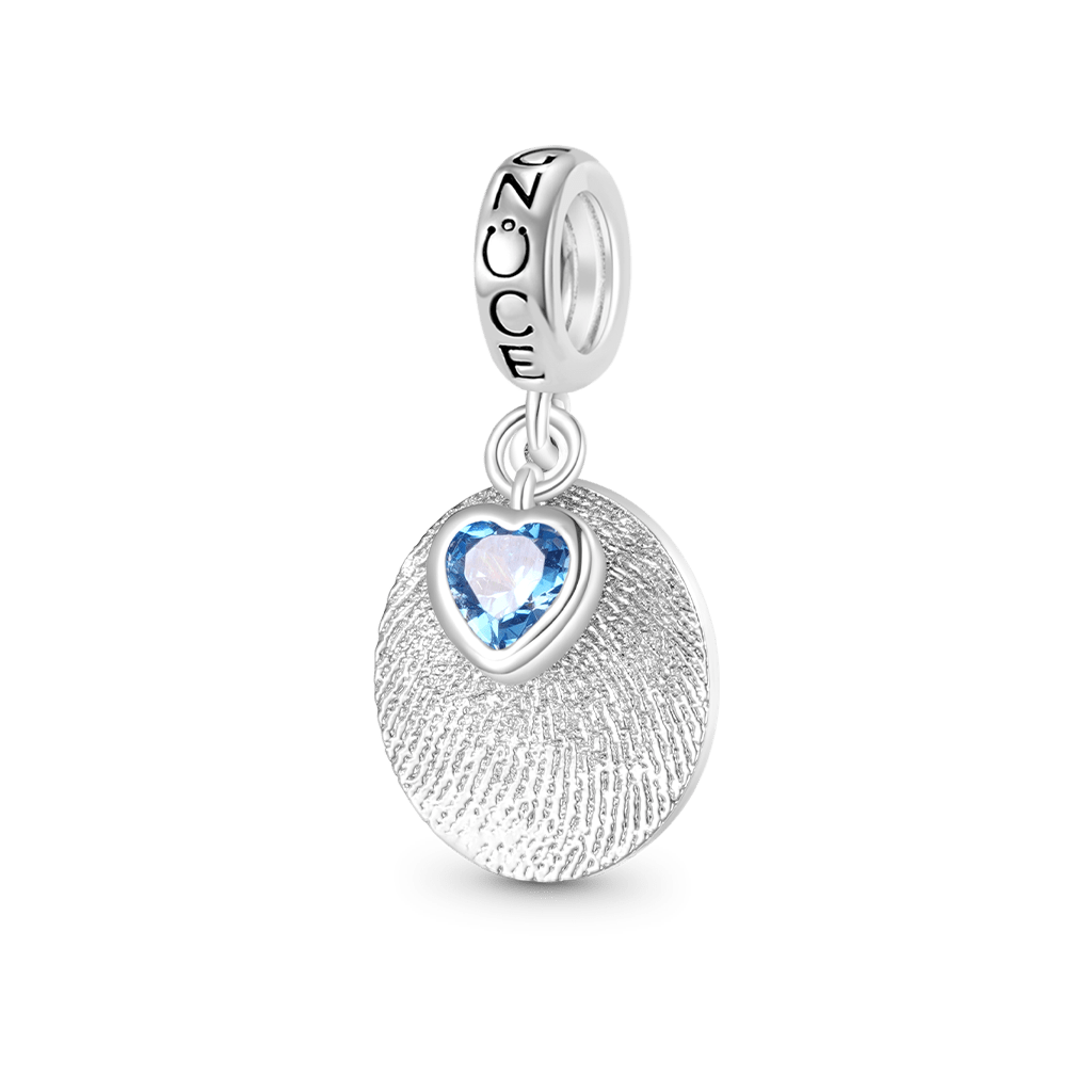 Fingerprint Birthstone Pendant image number 1