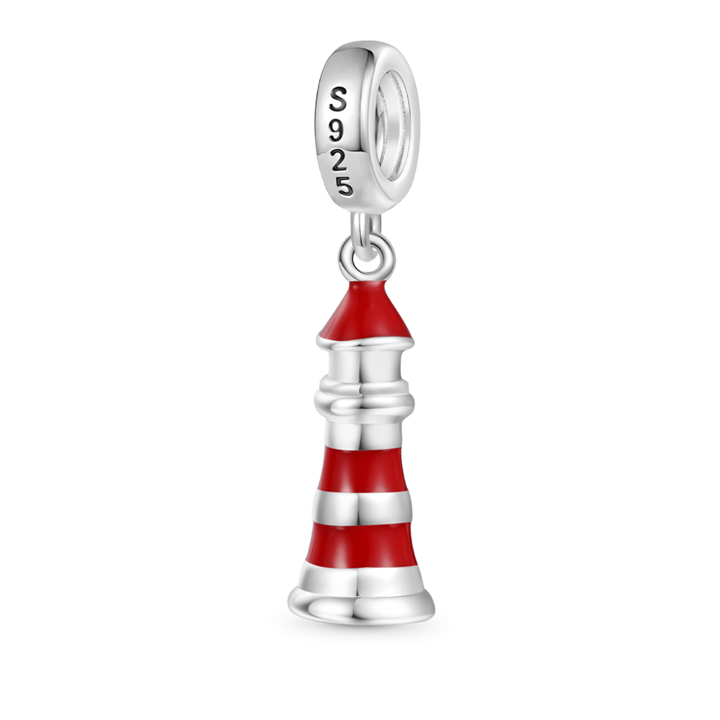 Red Lighthouse Pendant image number 1