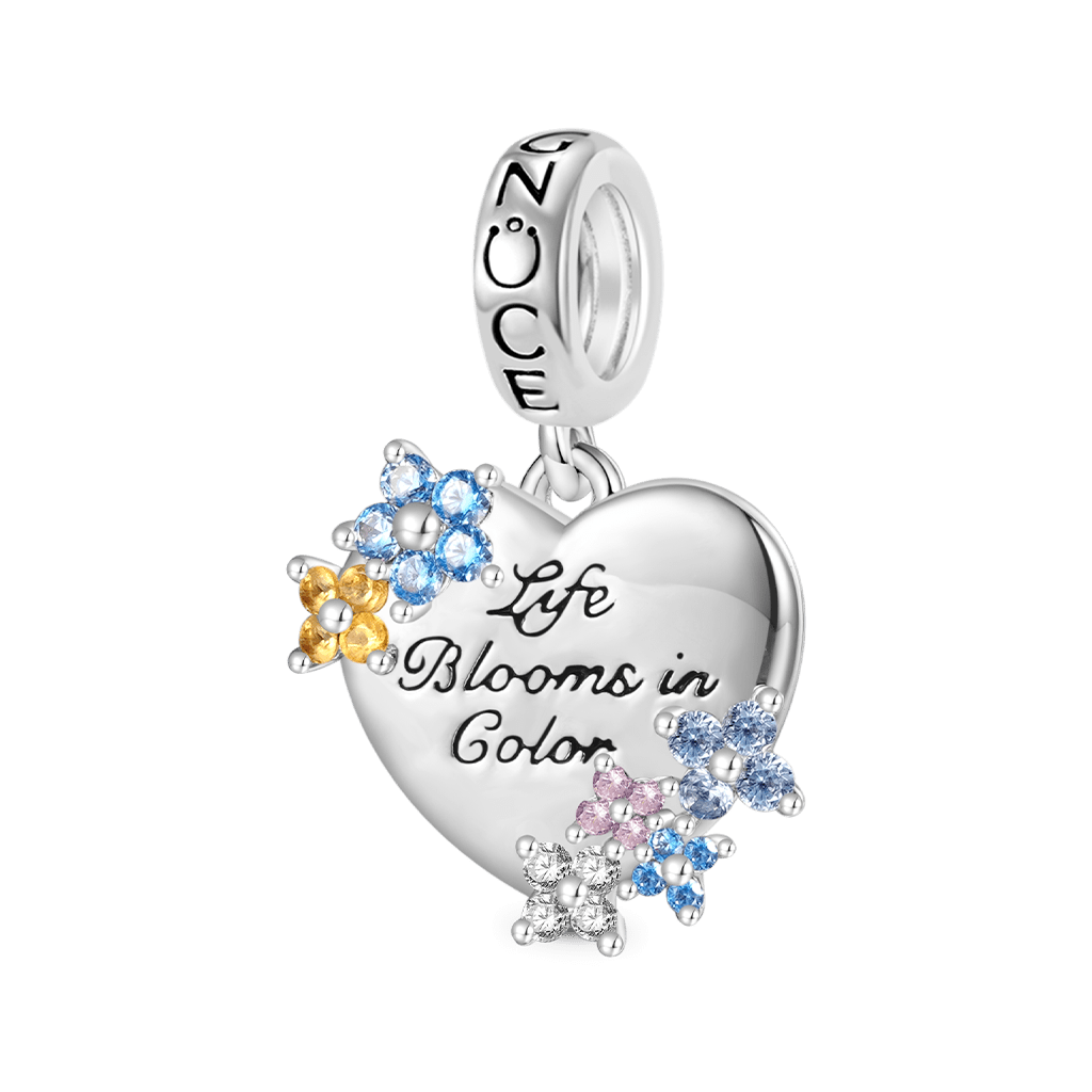 Heart Flowers Pendant image number 0