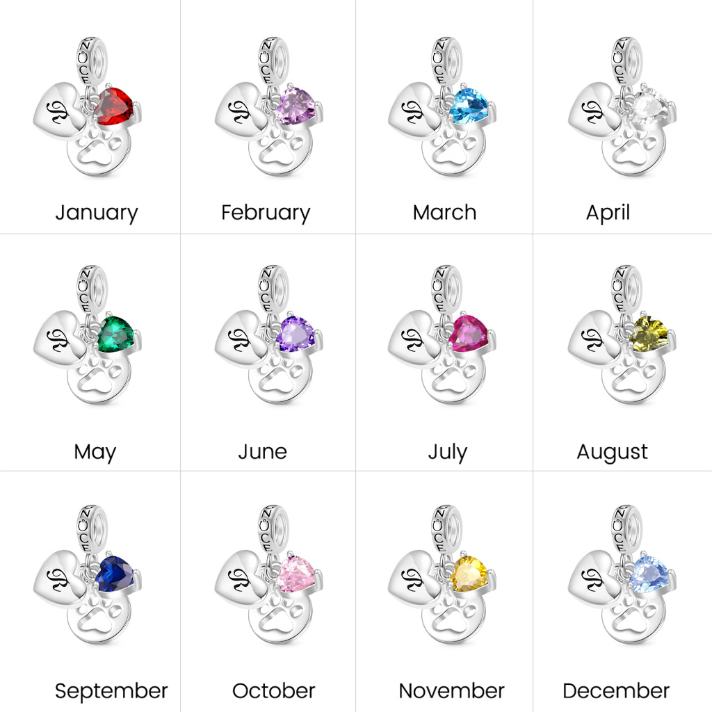 Pet Love Birthstone Pendant image number 6