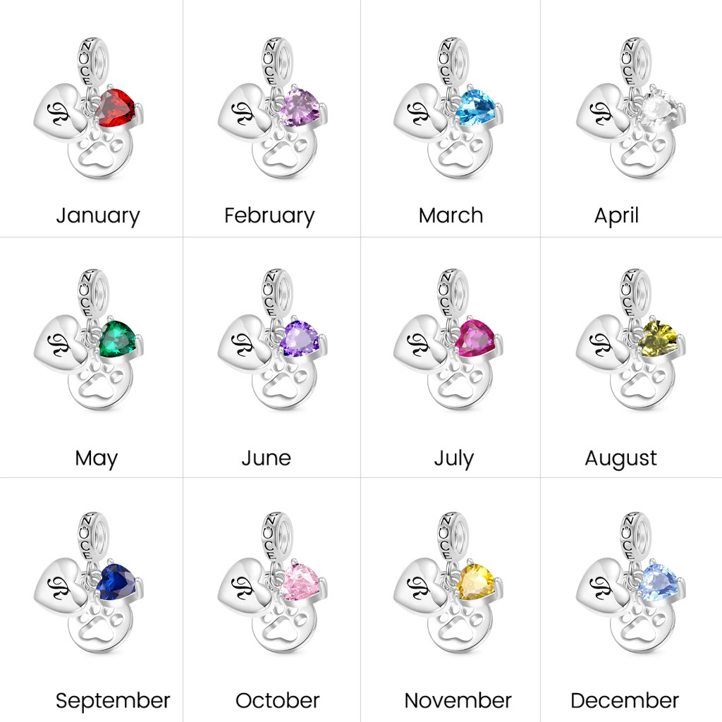 Pet Love Birthstone Pendant image number 6