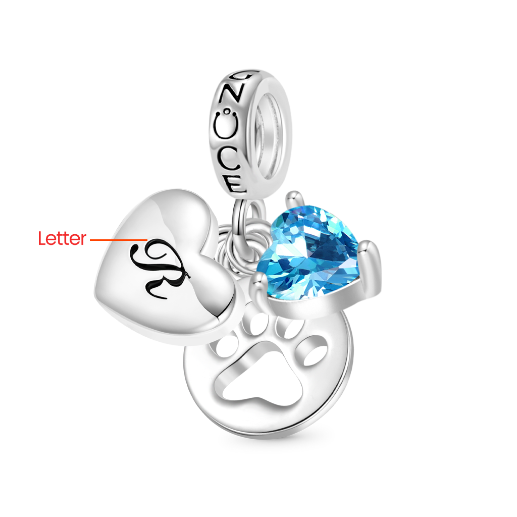 Pet Love Birthstone Pendant image number 1