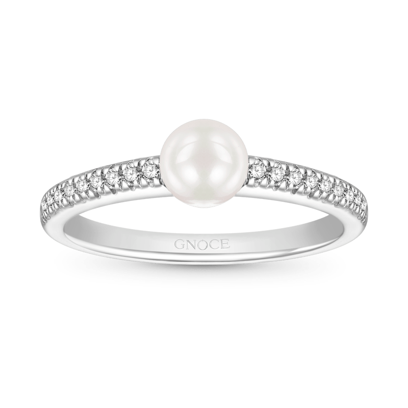 Pearl Solitaire Ring image number 0