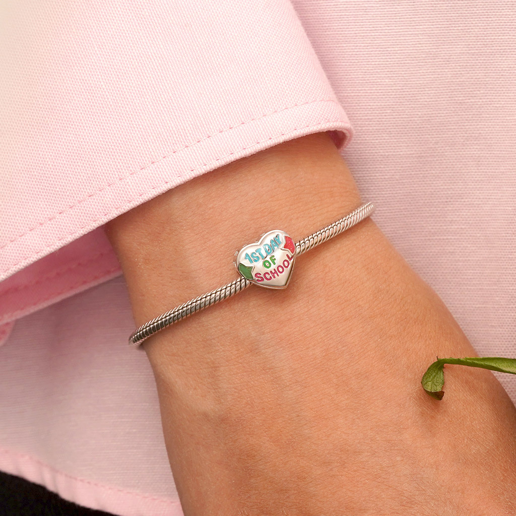 Back to School Heart Charm image number 4