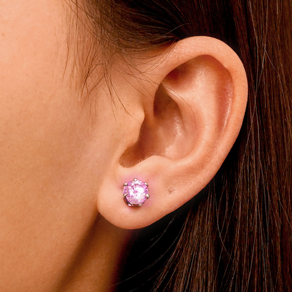 Multicolor Light-up Stud Earring image number 5