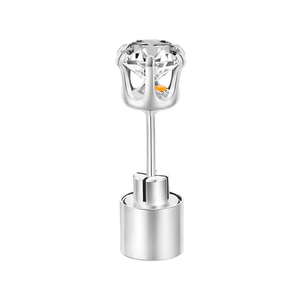 Orange Light-up Stud Earring image number 0