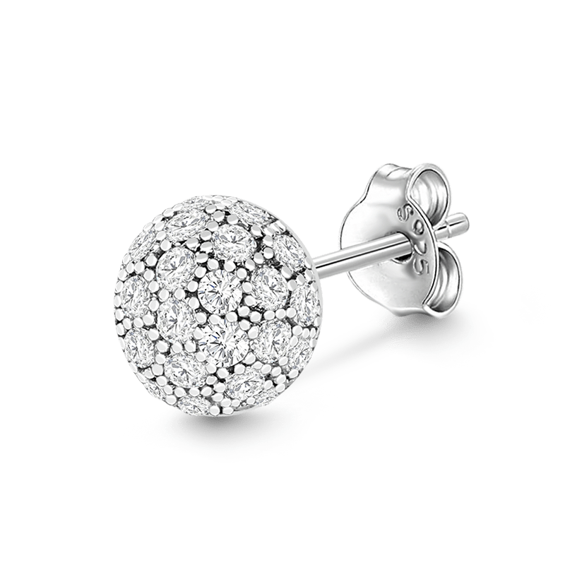 Silver Stud Earring image number 1