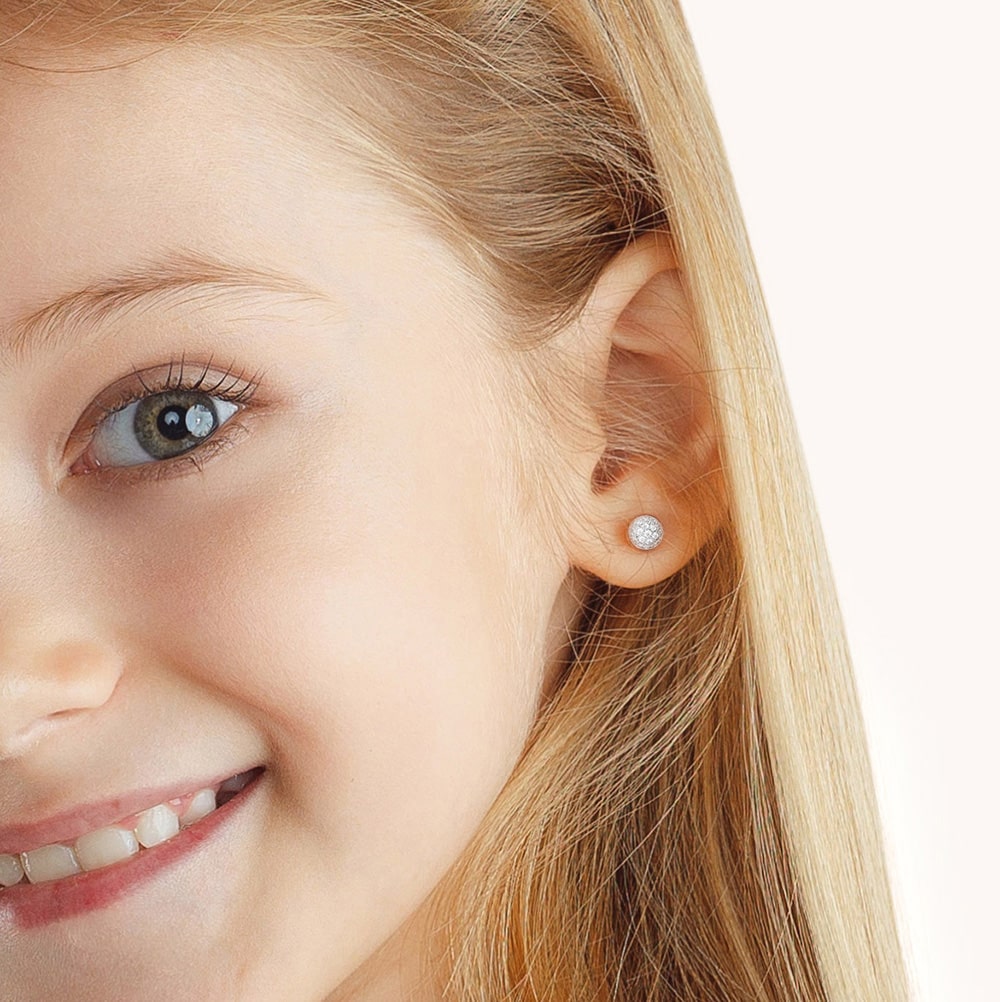 Silver Stud Earring image number 3