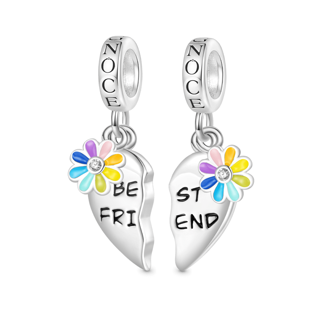 Pair Heart Rainbow Pendant image number 0