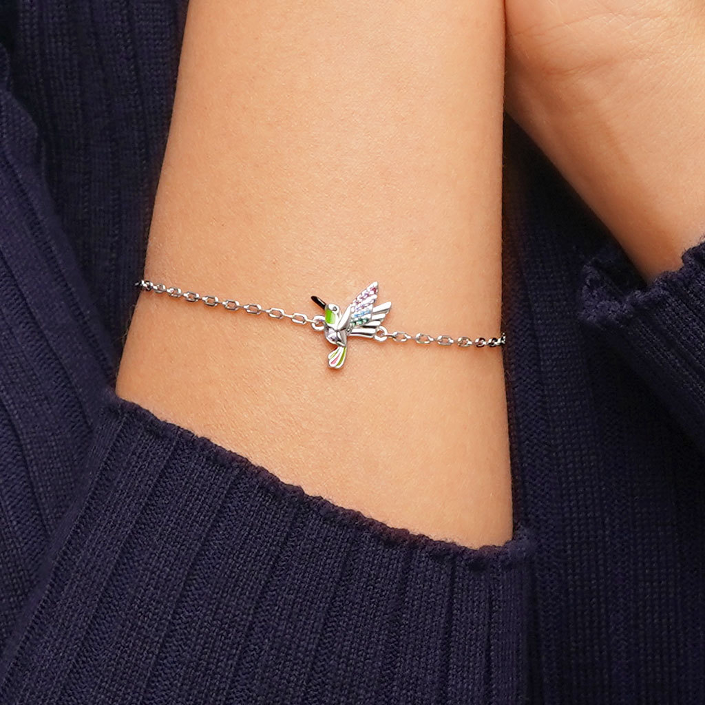 Adjustable Hummingbird Bracelet image number 3