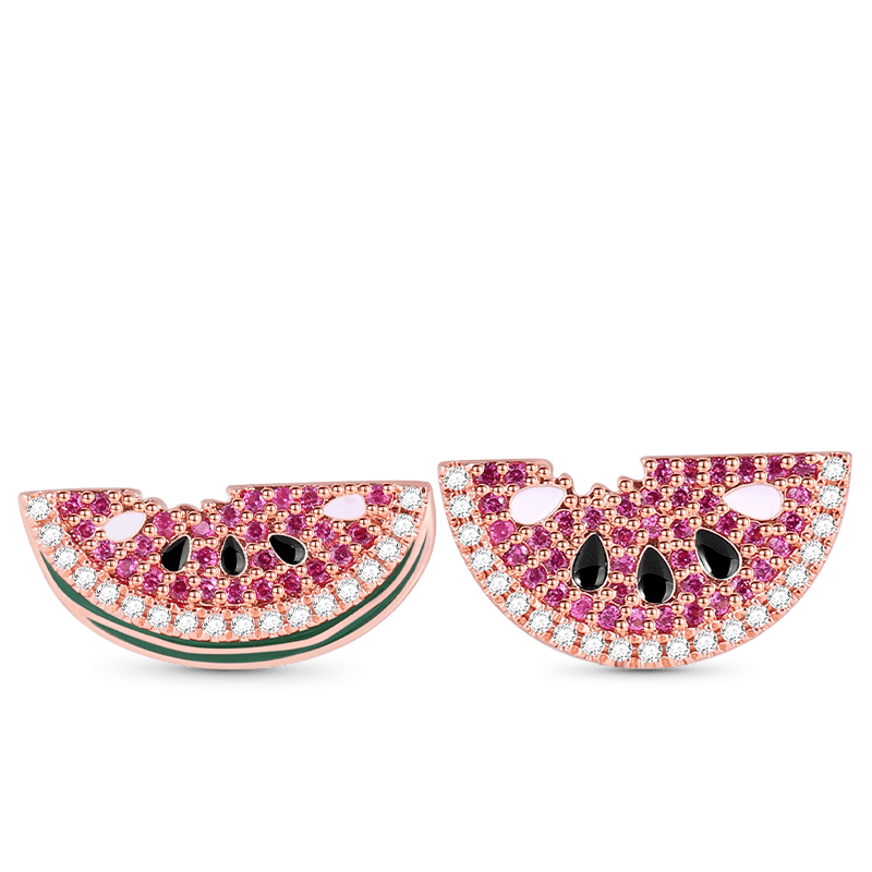 Watermelon Stud Earrings image number 0