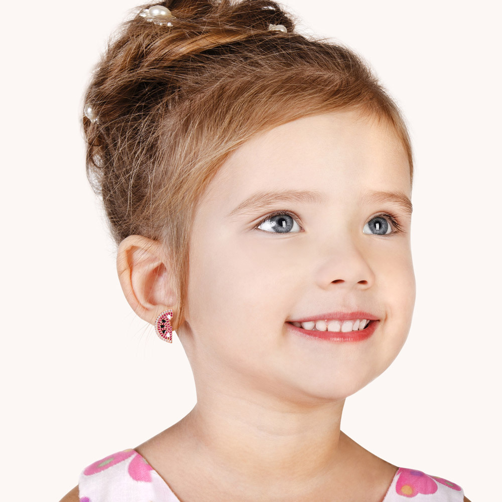 Watermelon Stud Earrings image number 2