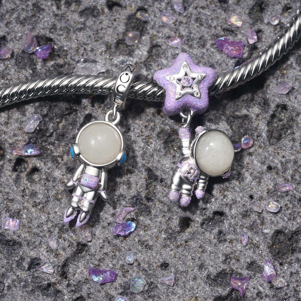 Astronaut Star Charm image number 3
