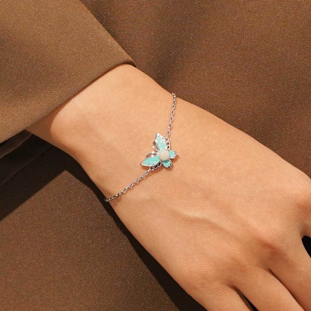 Adjustable Butterfly Bracelet image number 4