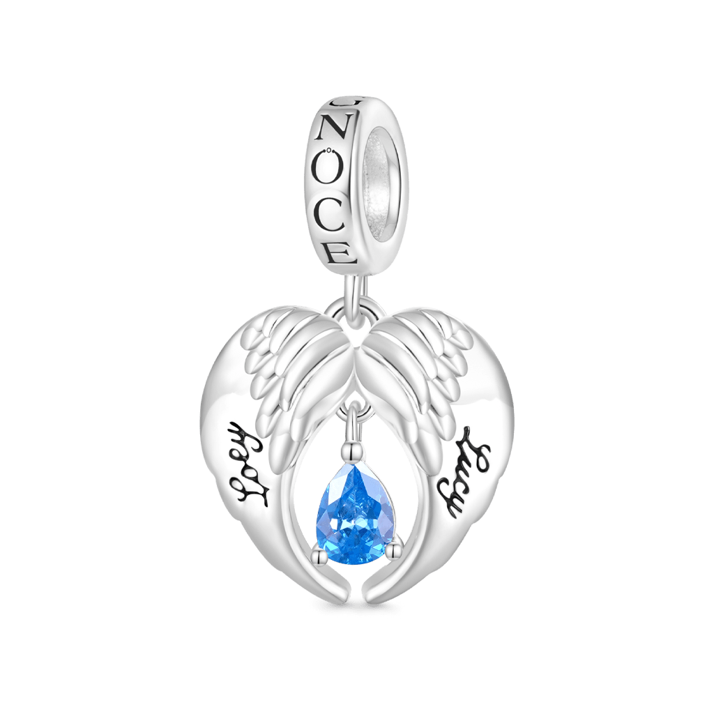 Angel Wings Tears Pendant image number 0