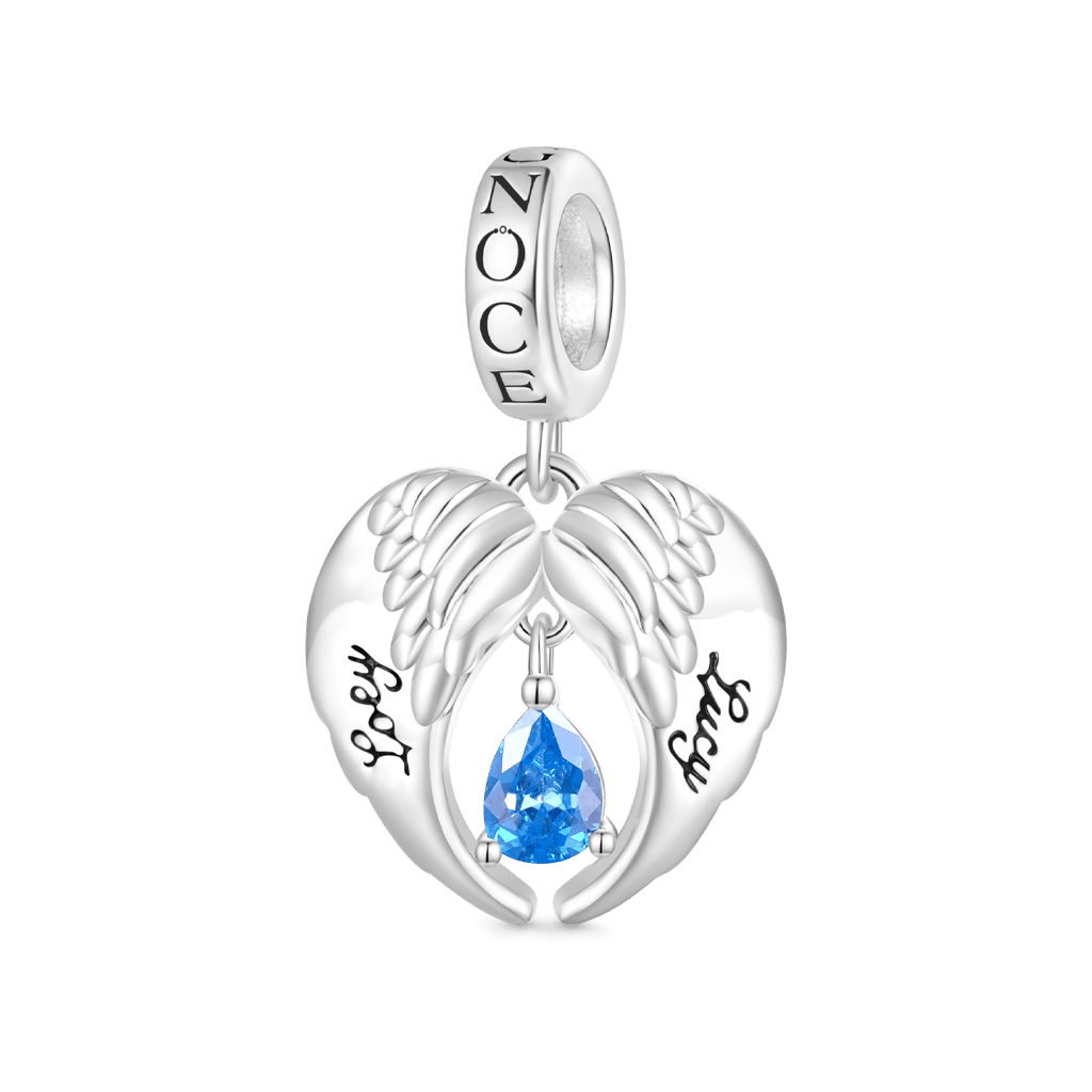 Angel Wings Tears Pendant image number 0