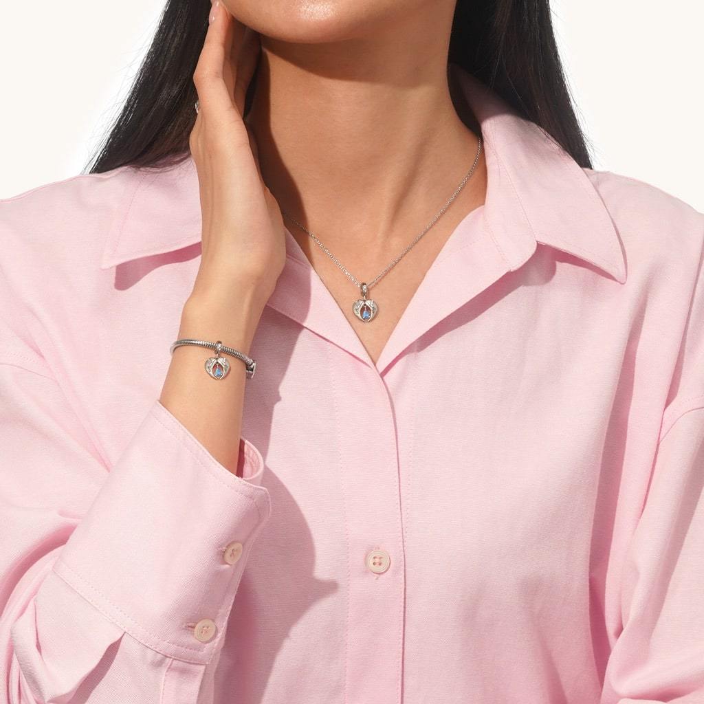 Angel Wings Tears Pendant image number 4