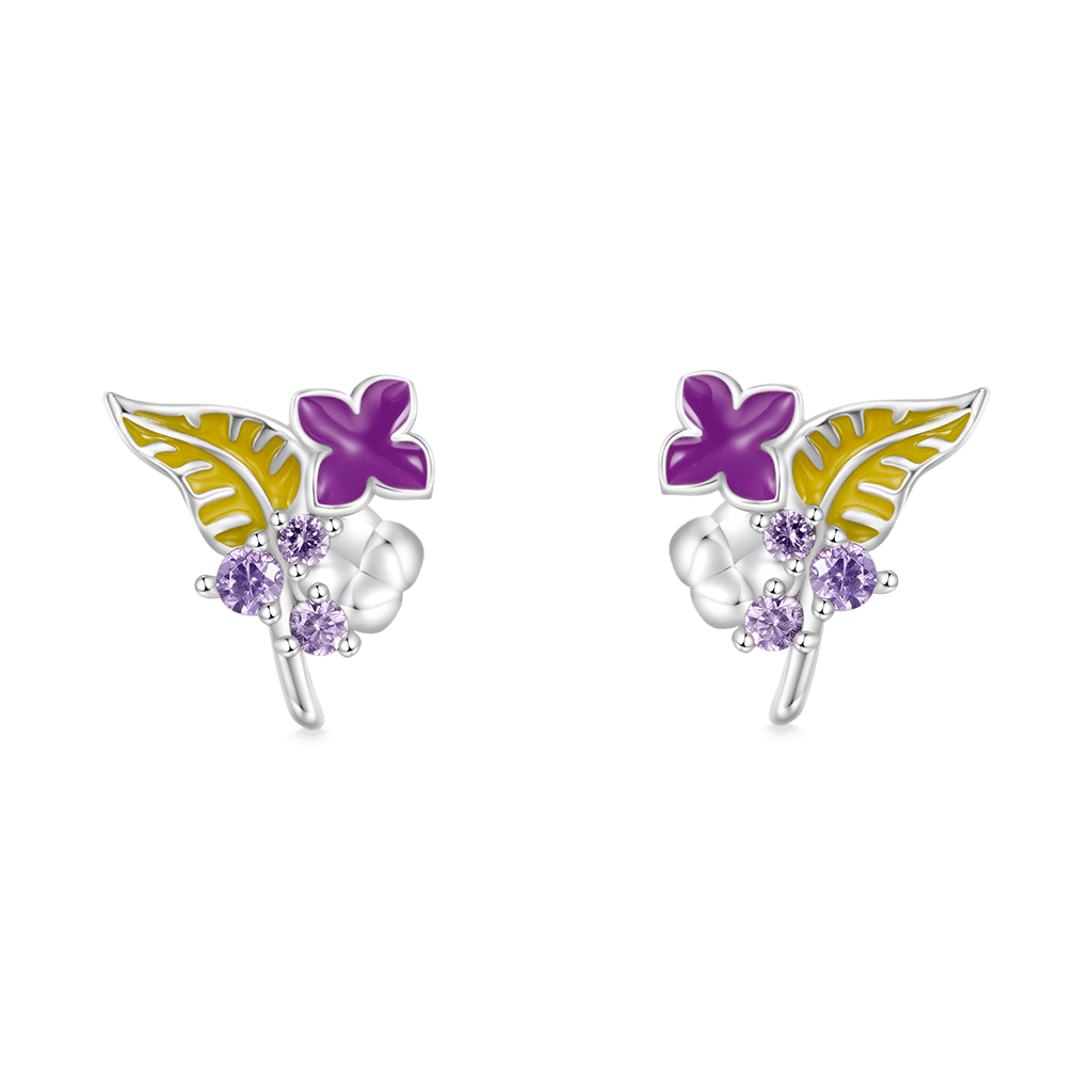 Lilac Stud Earrings image number 0