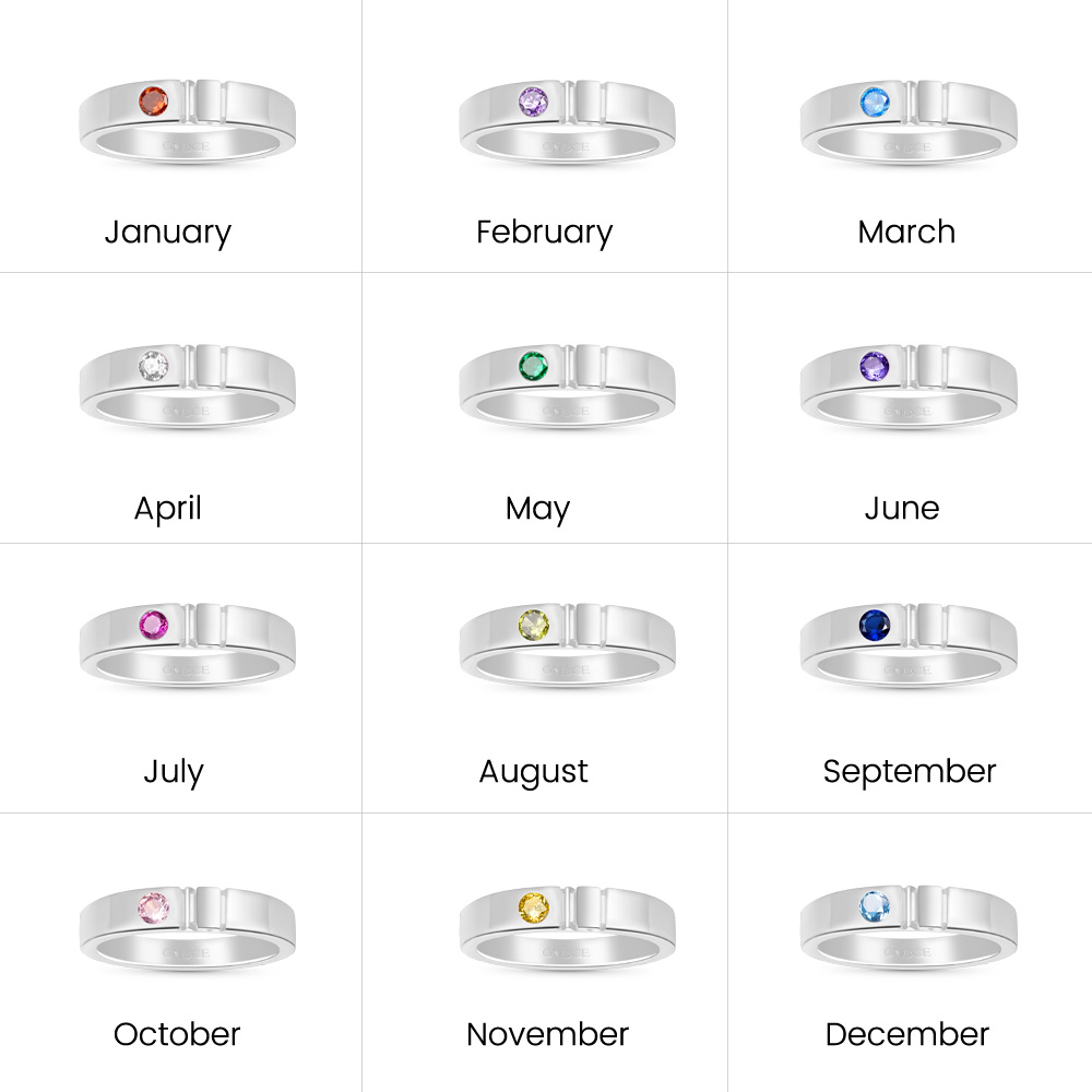 Single Birthstone Ring image number 5