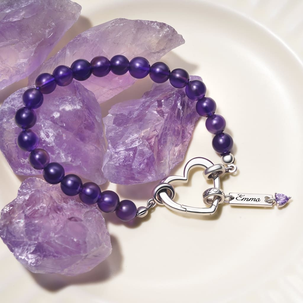 Amethyst Stretch Bracelet image number 2