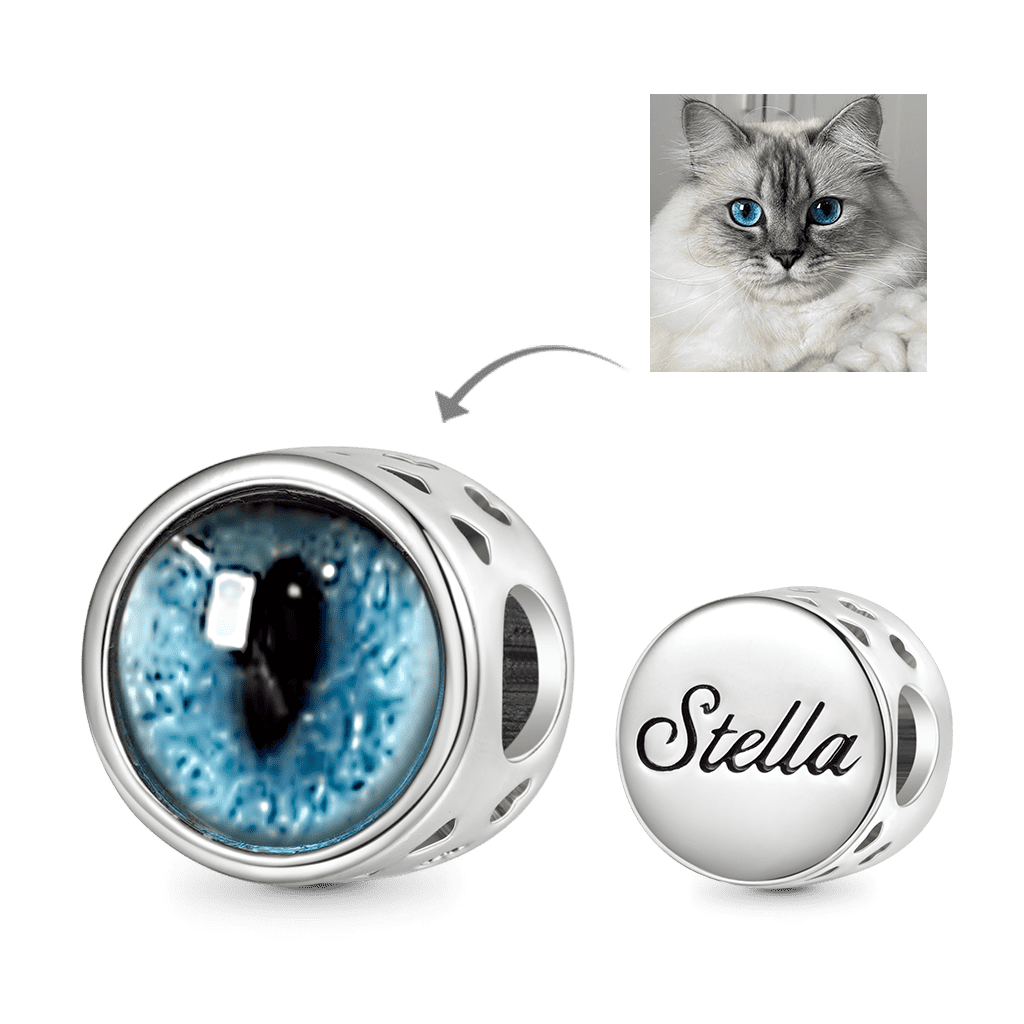 Personalized Eye Photo Charm image number 0