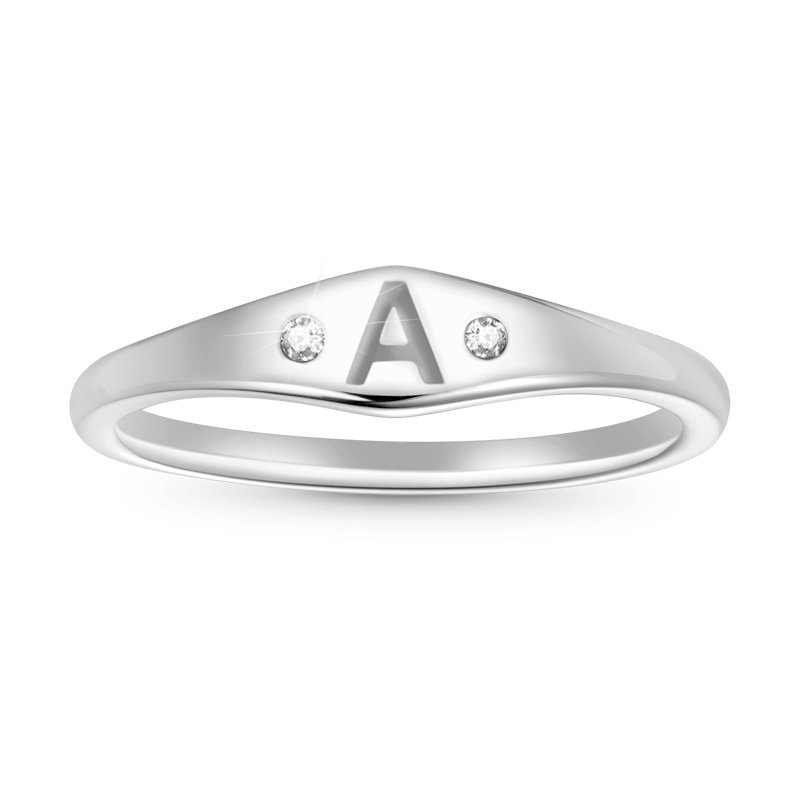Letter Single Ring image number 0