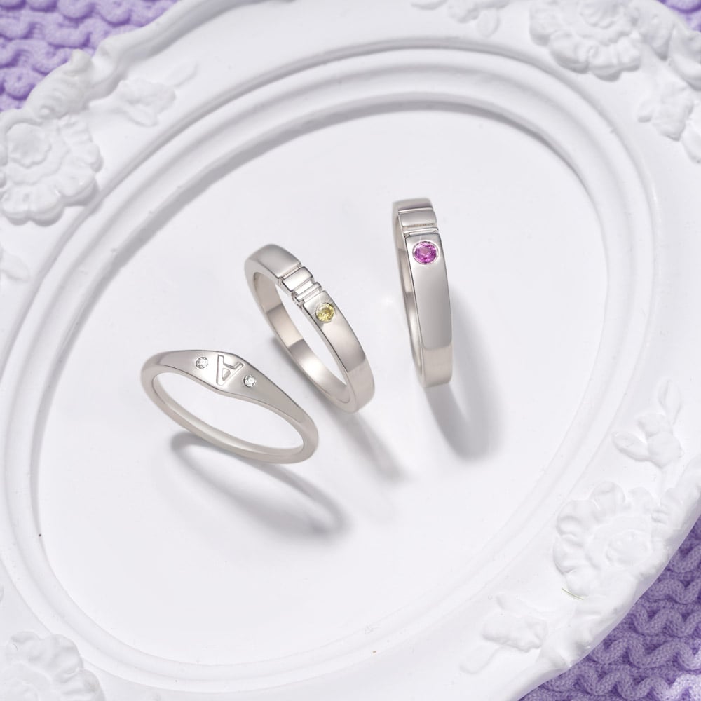 Letter Single Ring image number 2