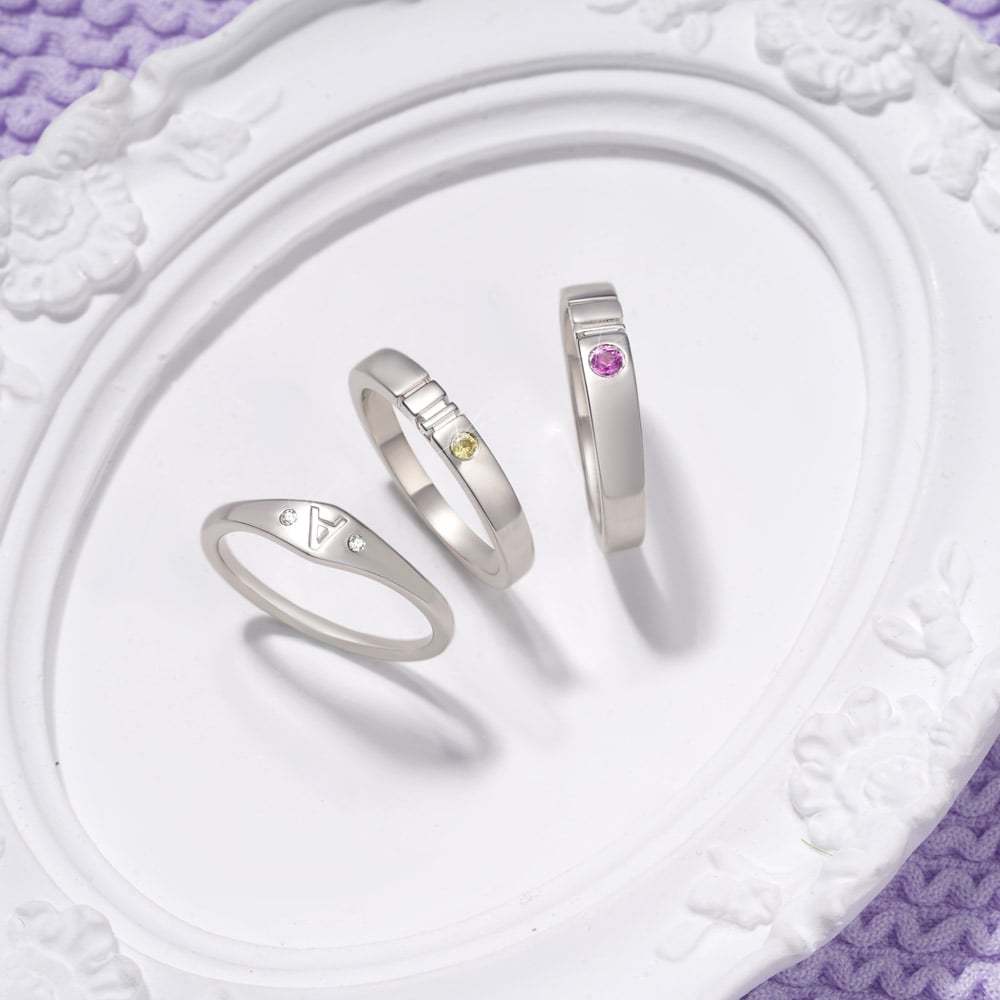 Letter Single Ring image number 2