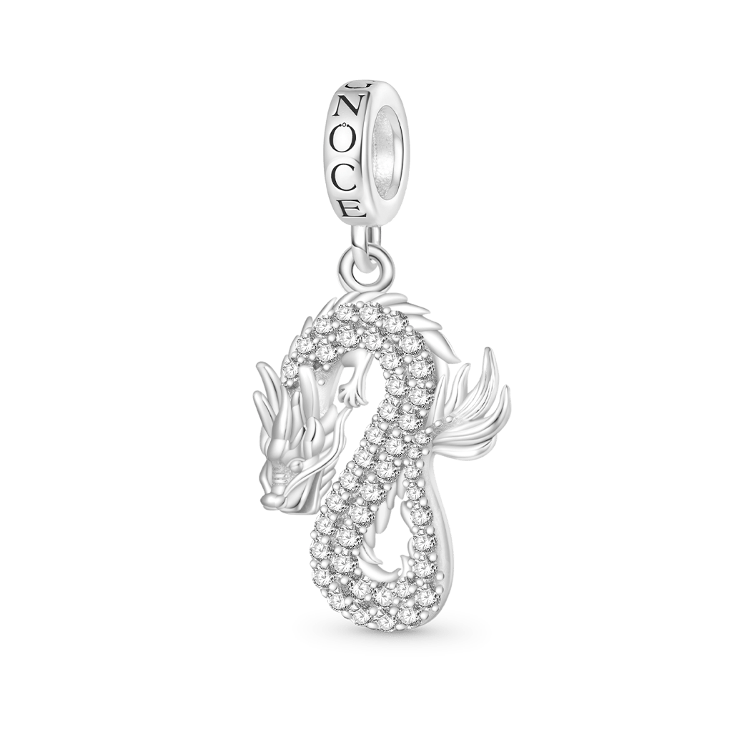 Silver Dragon Pendant image number 0