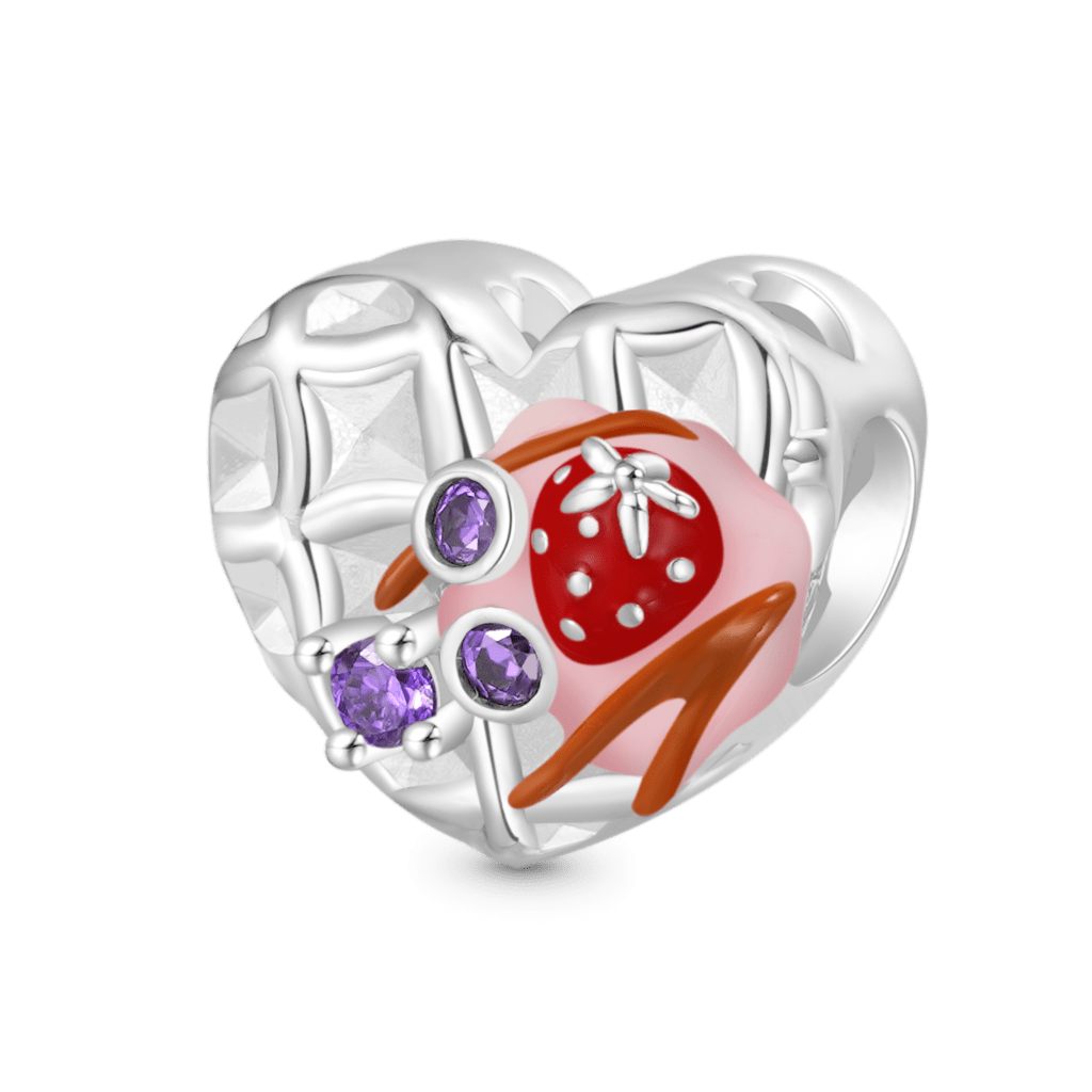 Heart Waffle Charm image number 0