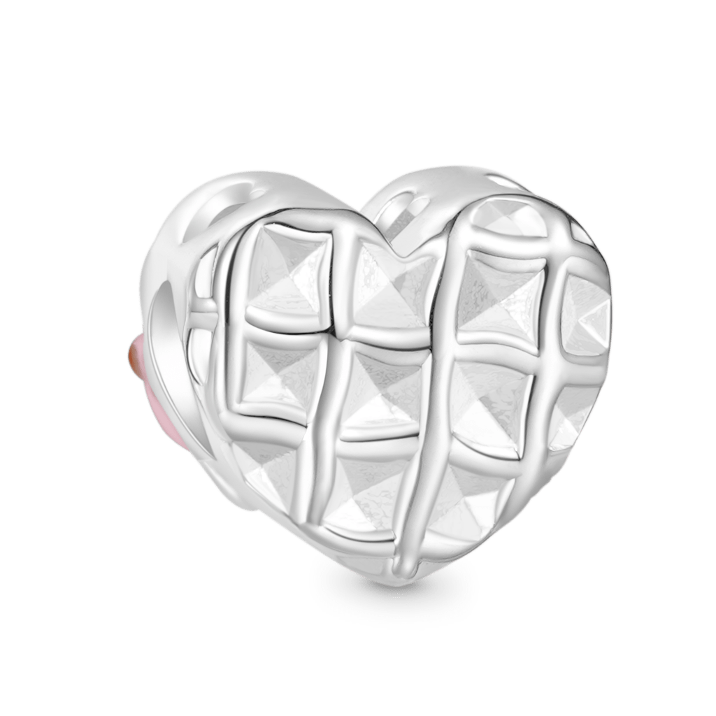 Heart Waffle Charm image number 1