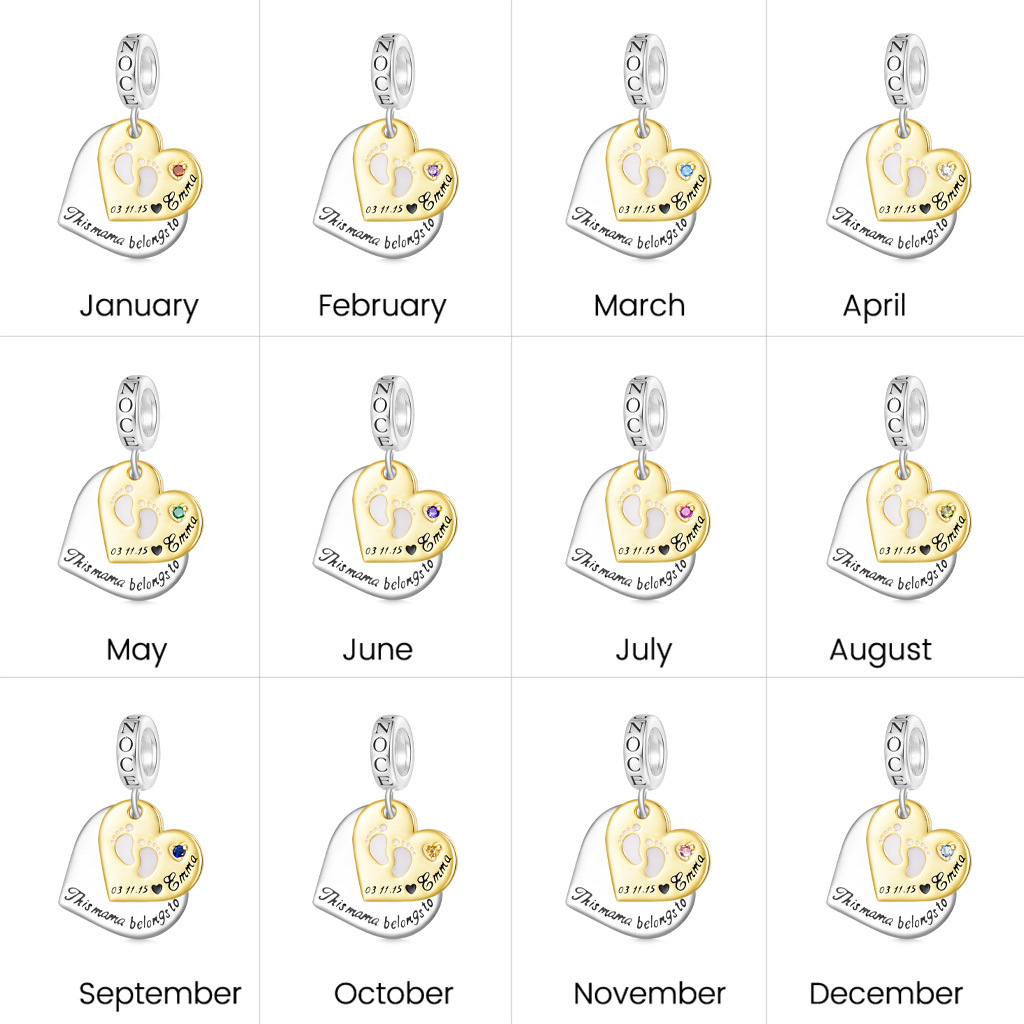 Double Heart Engravable Pendant image number 6