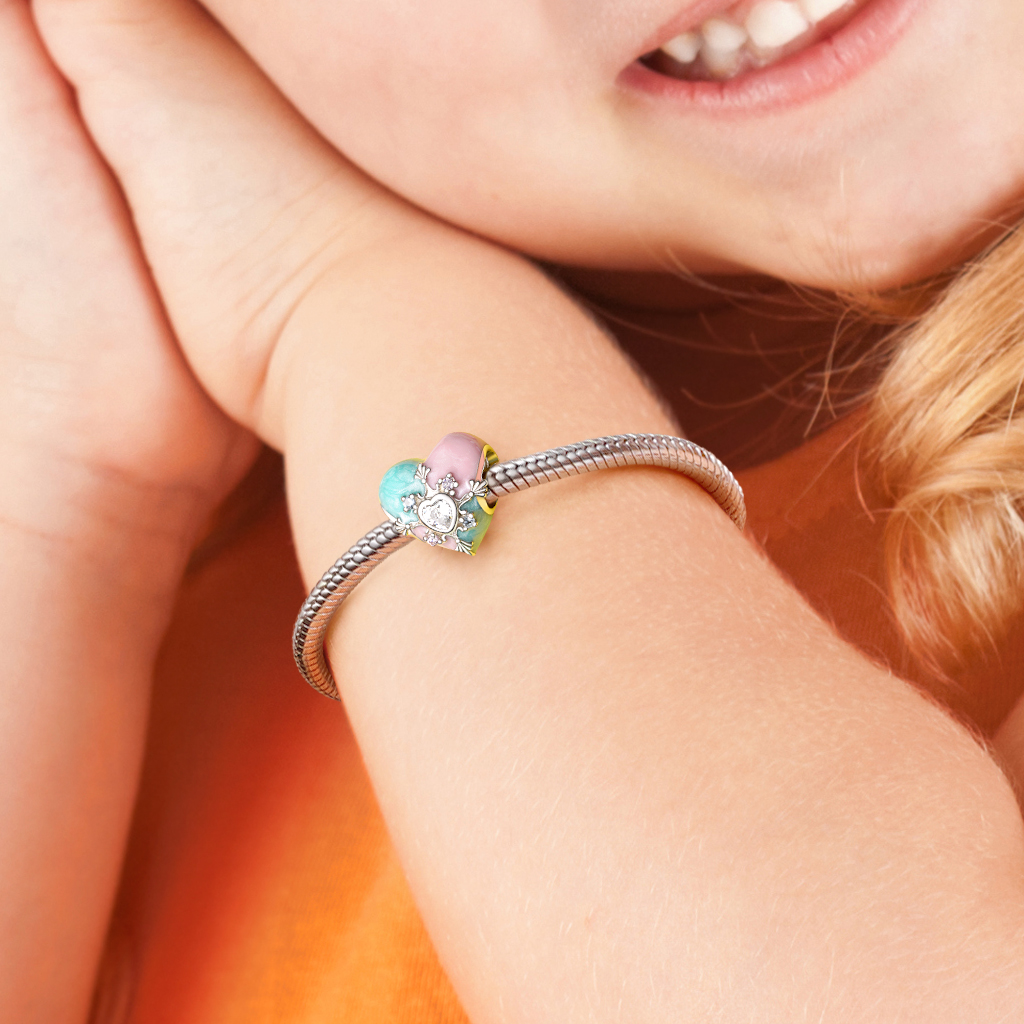 Easter Cross Heart Charm image number 3