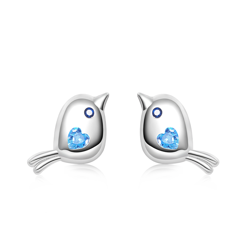 Bird Stud Earrings image number 0