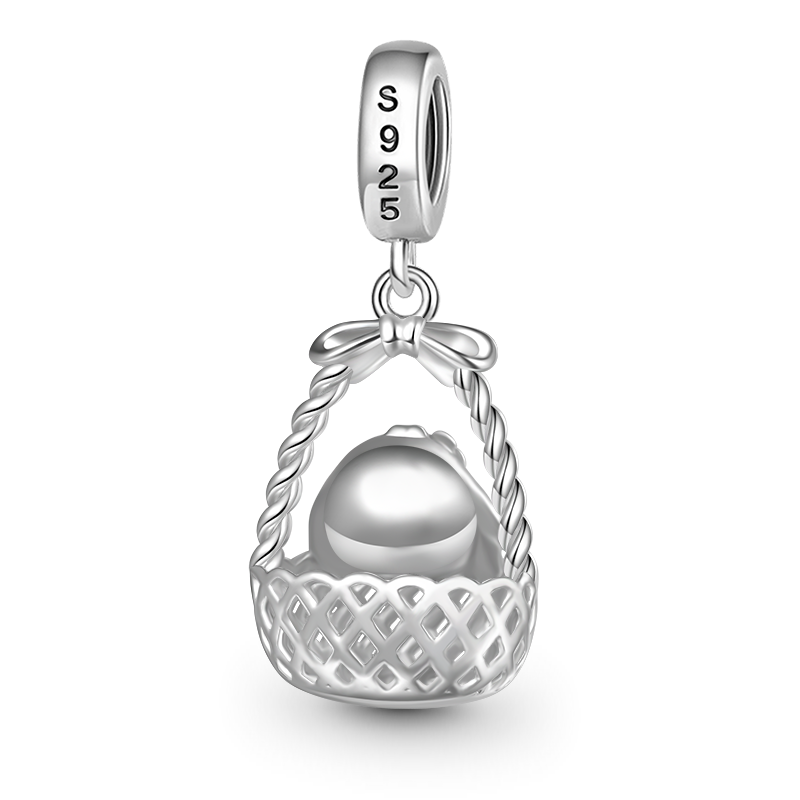Bunny in Basket Pendant image number 1