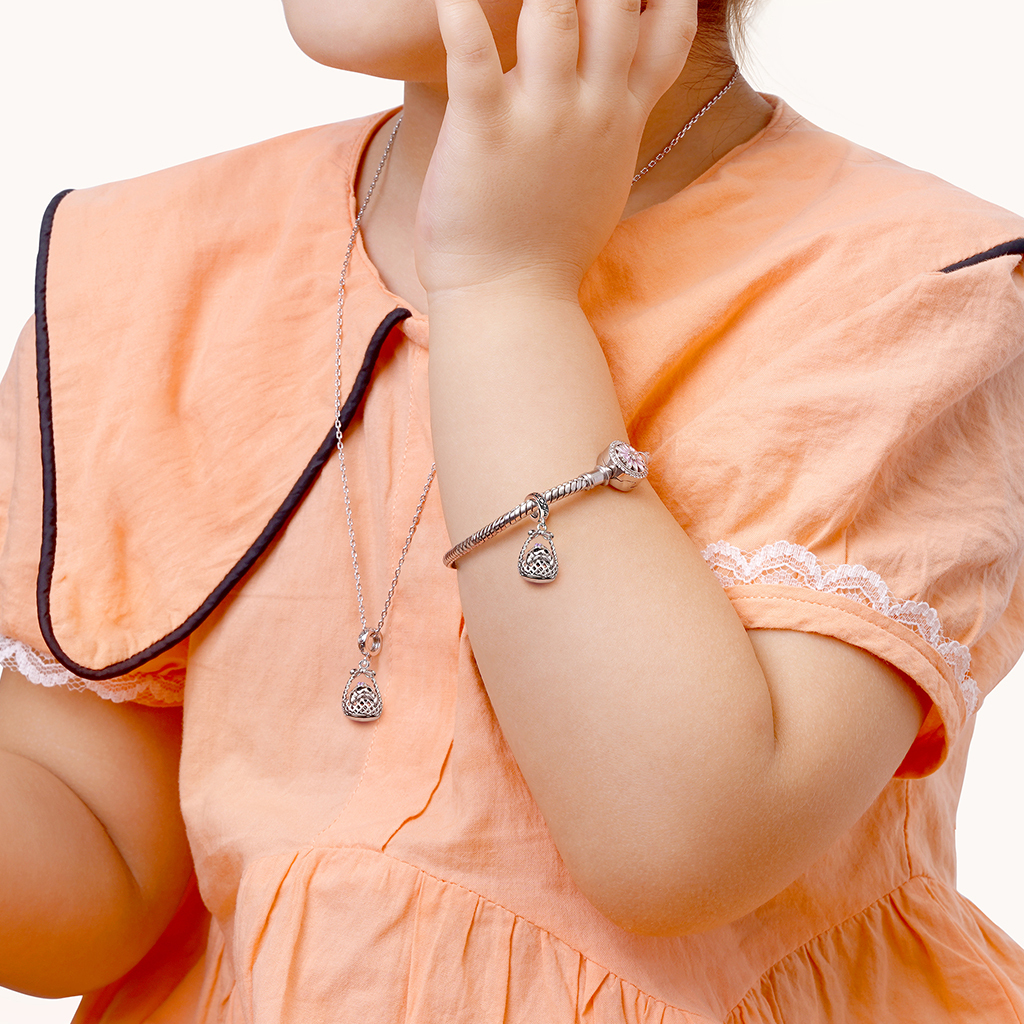 Bunny in Basket Pendant image number 3