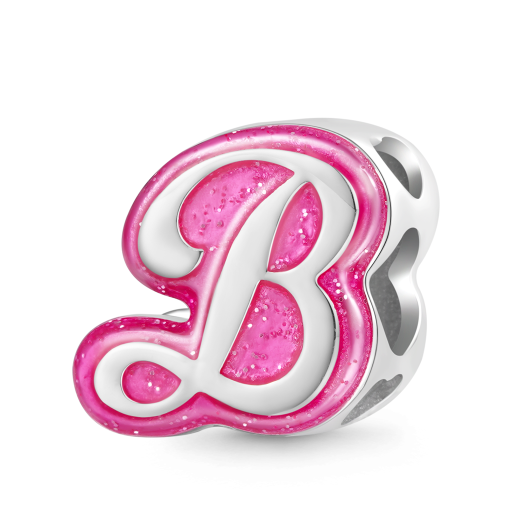 Barbie Pink Letter Charm image number 0