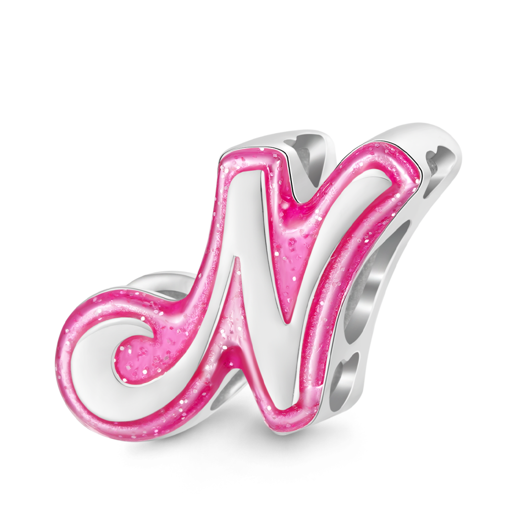 Barbie Pink Letter Charm image number 0
