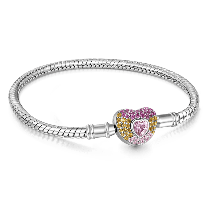 Heart Engravable Basic Bracelet image number 0