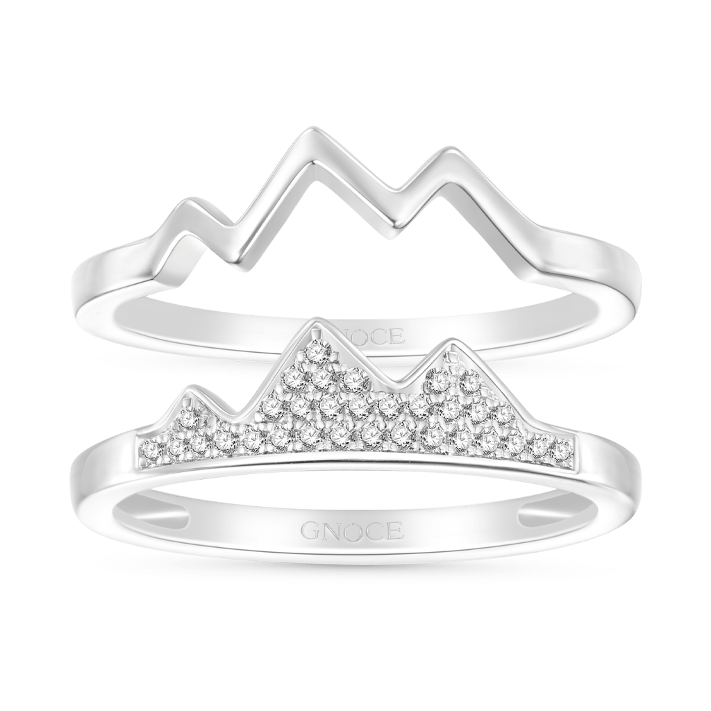 Mountain Stackable Ring image number 0
