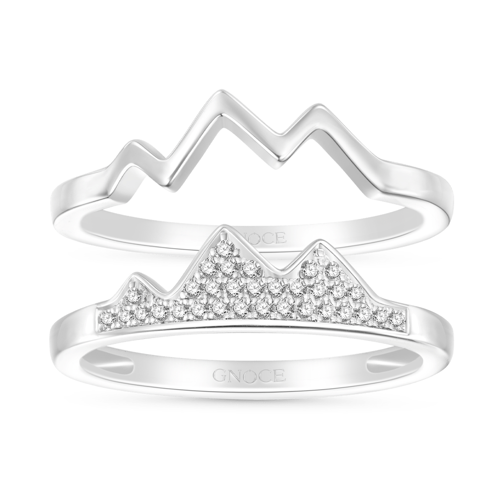 Mountain Stackable Ring image number 0