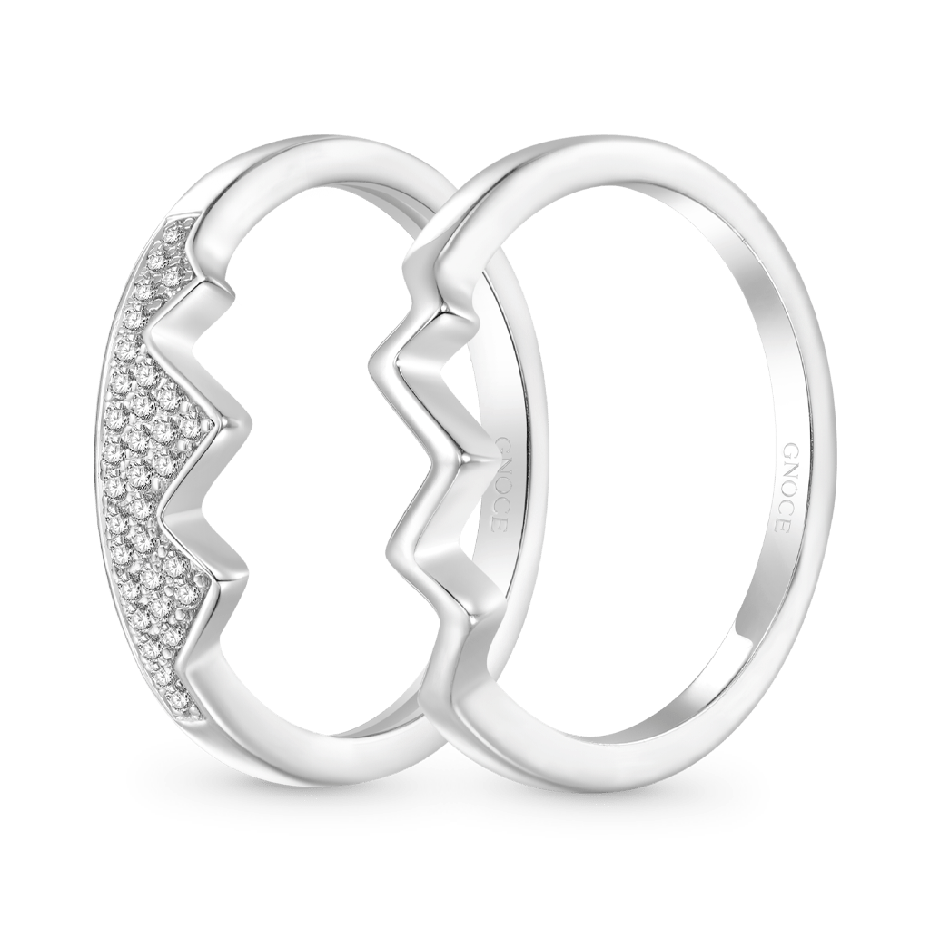 Mountain Stackable Ring image number 1