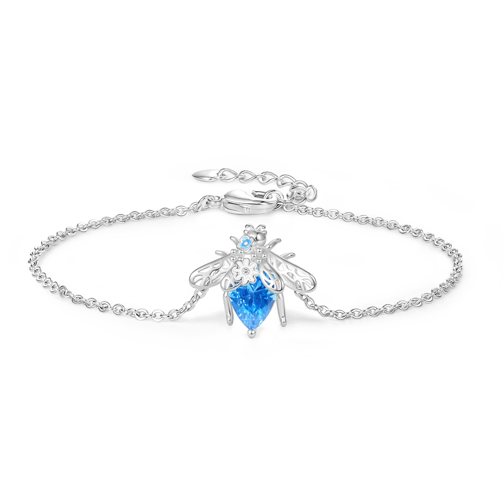Blue Bee Bracelet image number 0