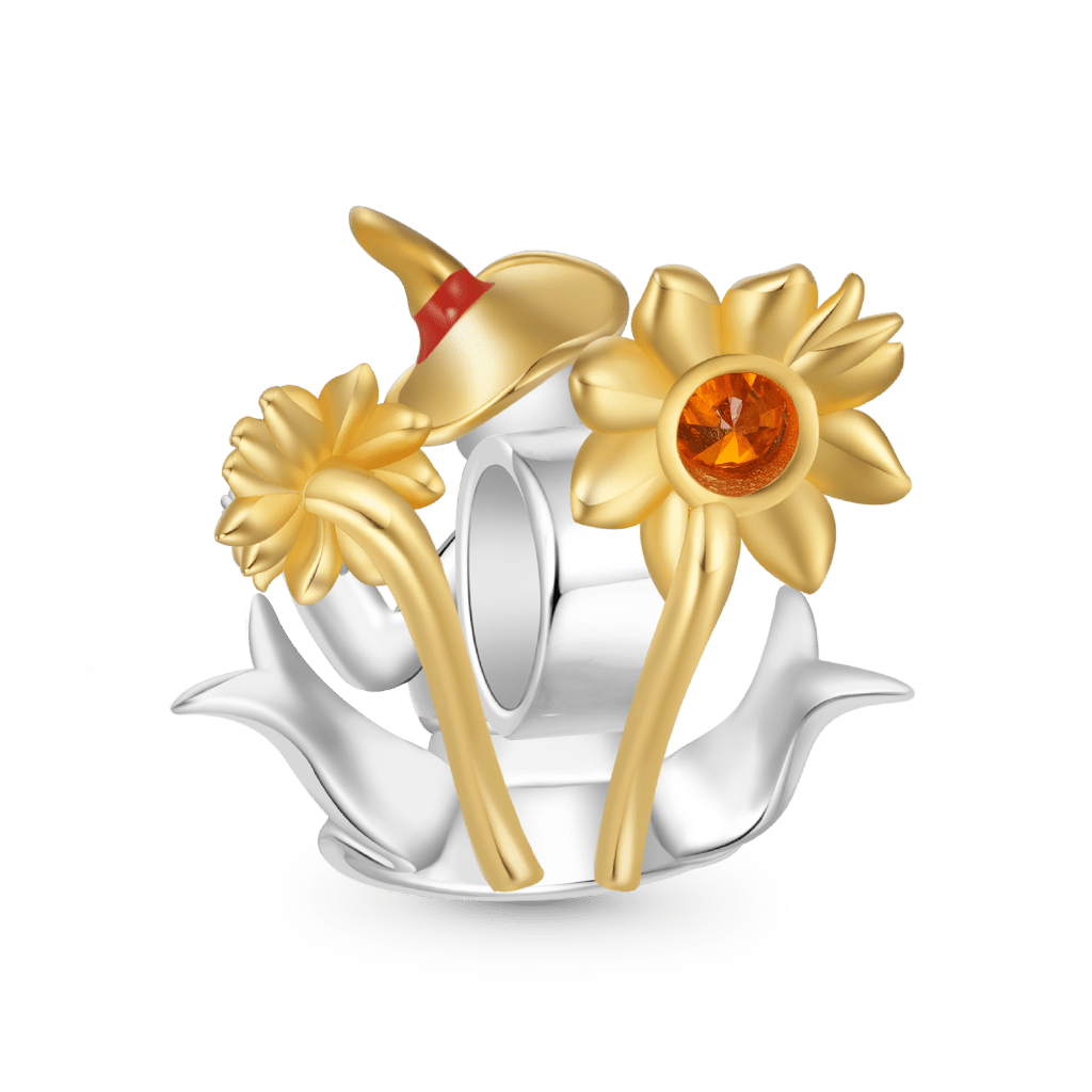 Scarecrow Sunflower Charm image number 1
