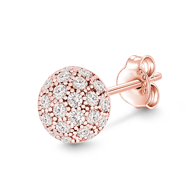 Rose Gold Stud Earring image number 1