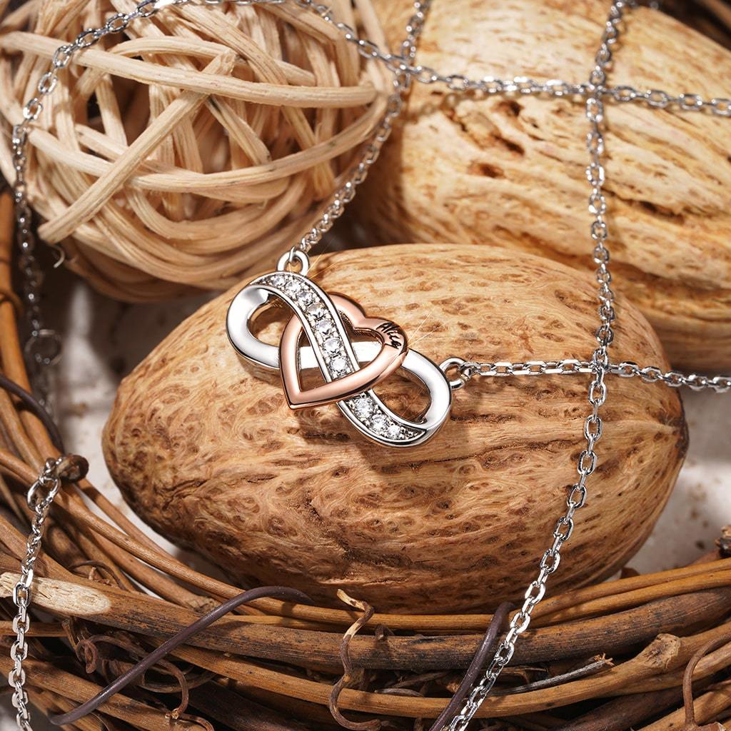 Infinite Love Engravable Necklace image number 3